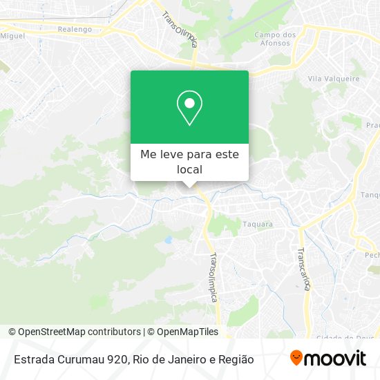 Estrada Curumau 920 mapa
