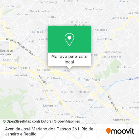 Avenida José Mariano dos Passos 261 mapa