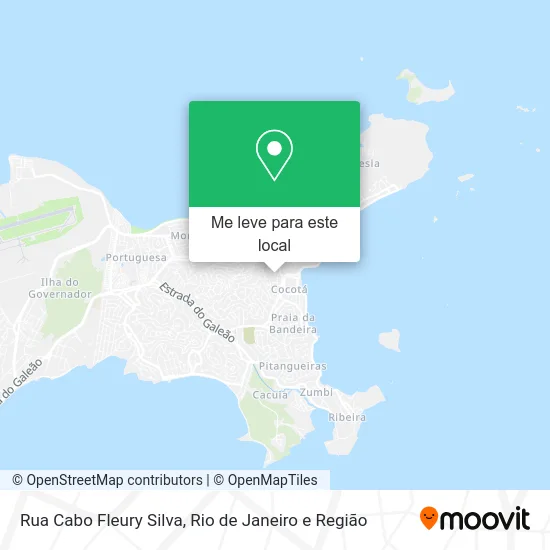 Rua Cabo Fleury Silva mapa