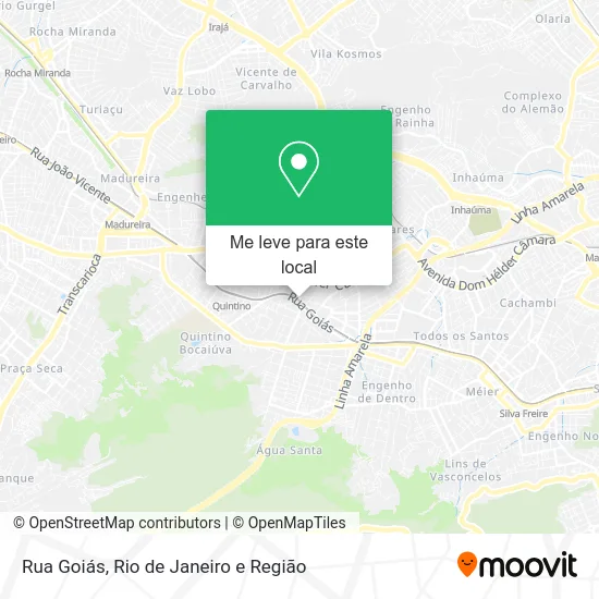 Rua Goiás mapa