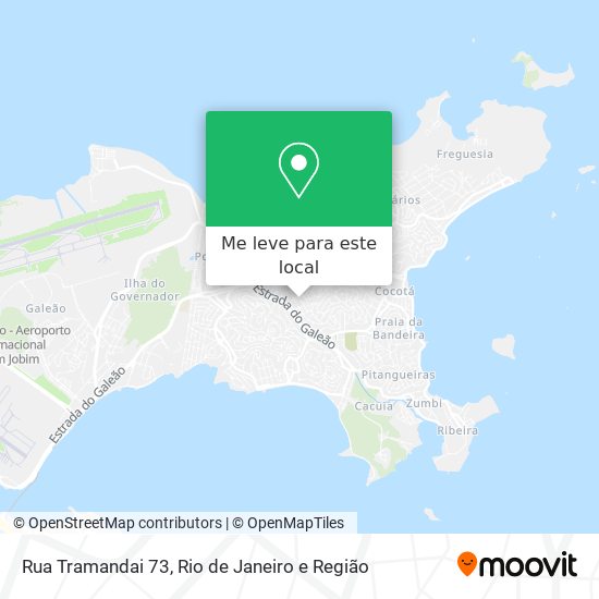 Rua Tramandai 73 mapa