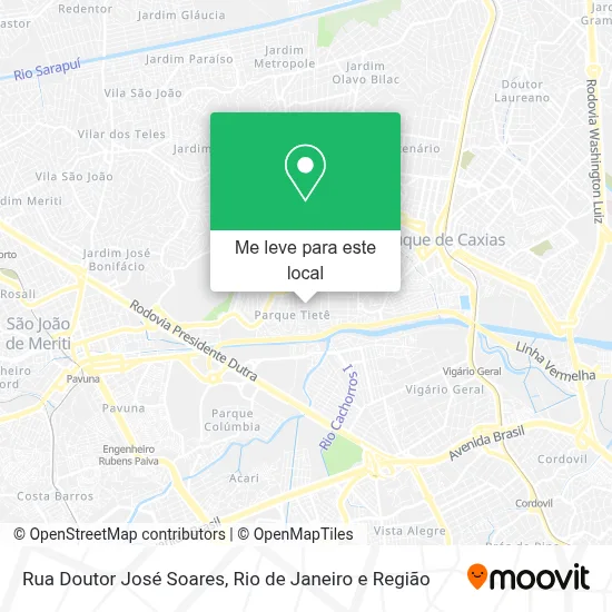 Rua Doutor José Soares mapa