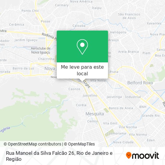 Rua Manoel da Silva Falcão 26 mapa