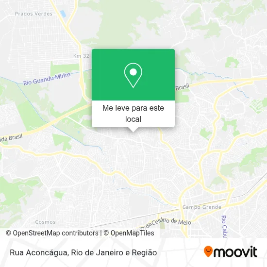 Rua Aconcágua mapa