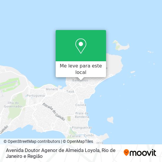 Avenida Doutor Agenor de Almeida Loyola mapa