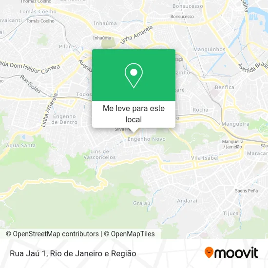 Rua Jaú 1 mapa