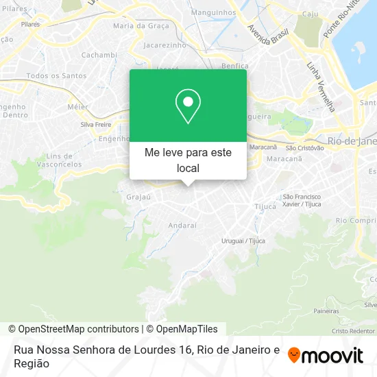 Rua Nossa Senhora de Lourdes 16 mapa