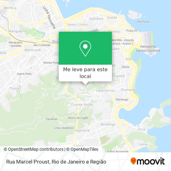 Rua Marcel Proust mapa