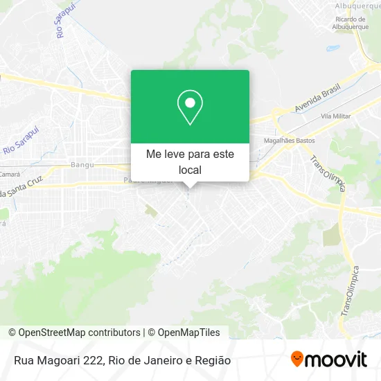 Rua Magoari 222 mapa