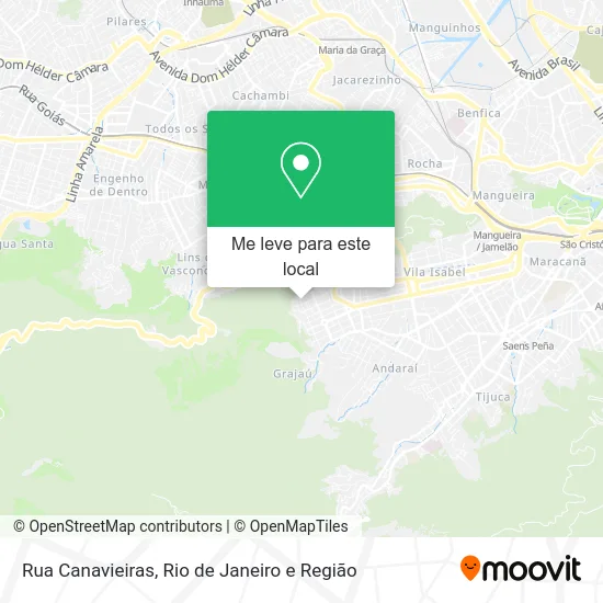 Rua Canavieiras mapa