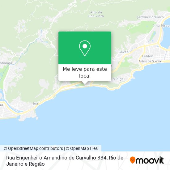 Rua Engenheiro Amandino de Carvalho 334 mapa