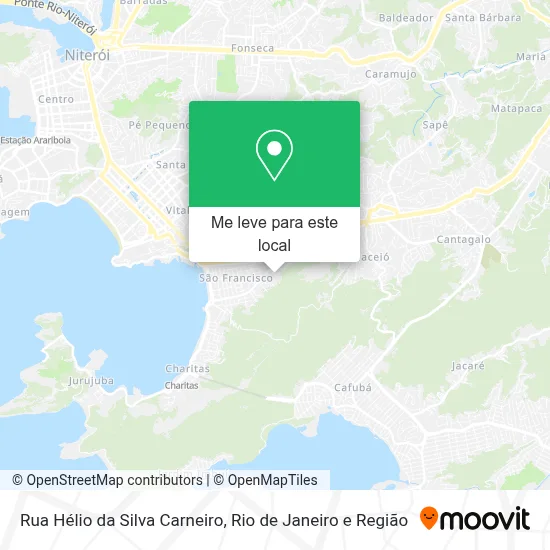 Rua Hélio da Silva Carneiro mapa