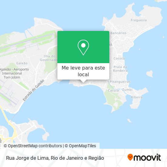 Rua Jorge de Lima mapa