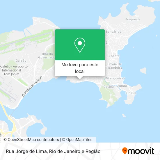 Rua Jorge de Lima mapa