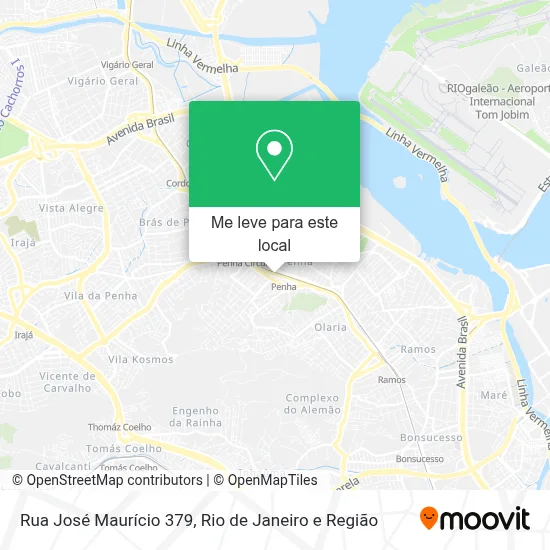 Rua José Maurício 379 mapa