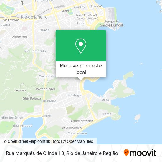 Rua Marquês de Olinda 10 mapa