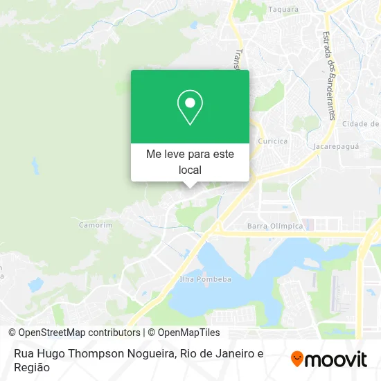 Rua Hugo Thompson Nogueira mapa
