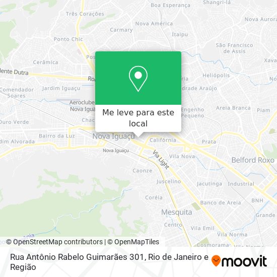 Rua Antônio Rabelo Guimarães 301 mapa
