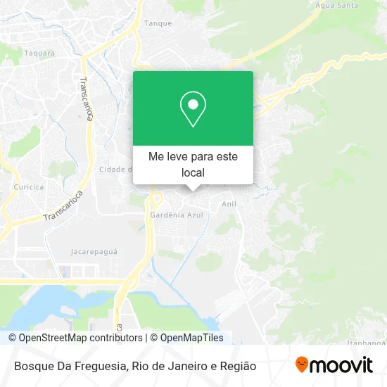 Bosque Da Freguesia mapa
