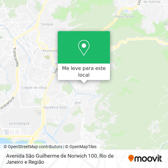 Avenida São Guilherme de Norwich 100 mapa