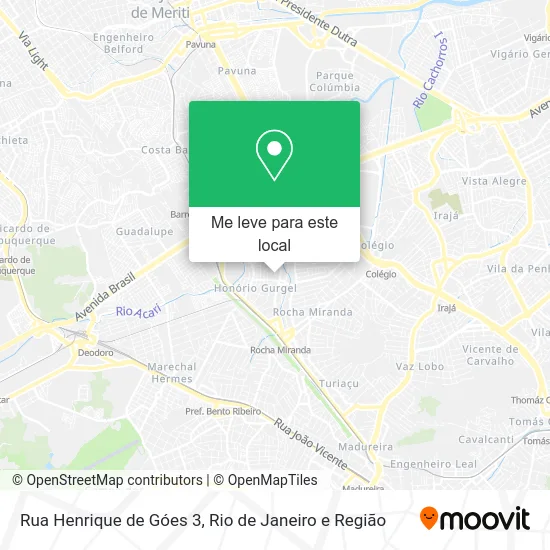 Rua Henrique de Góes 3 mapa