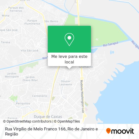 Rua Virgílio de Melo Franco 166 mapa