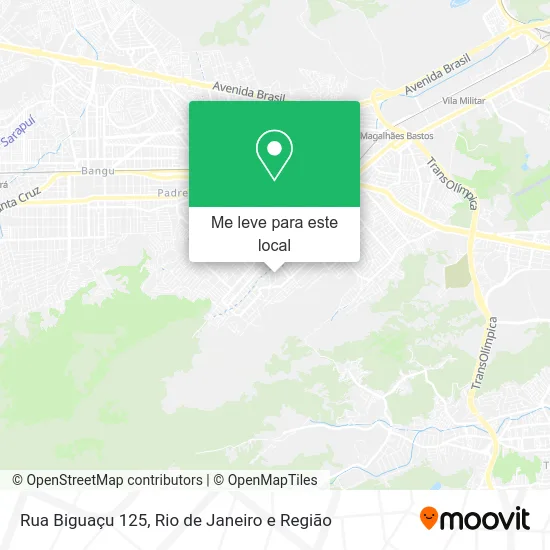 Rua Biguaçu 125 mapa