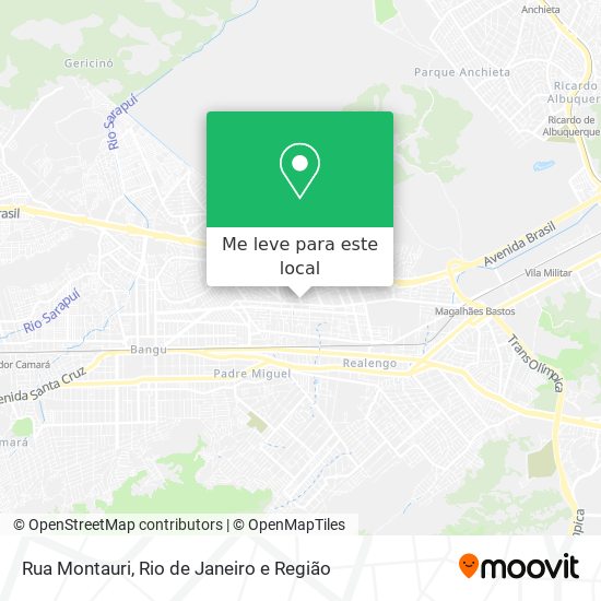 Rua Montauri mapa