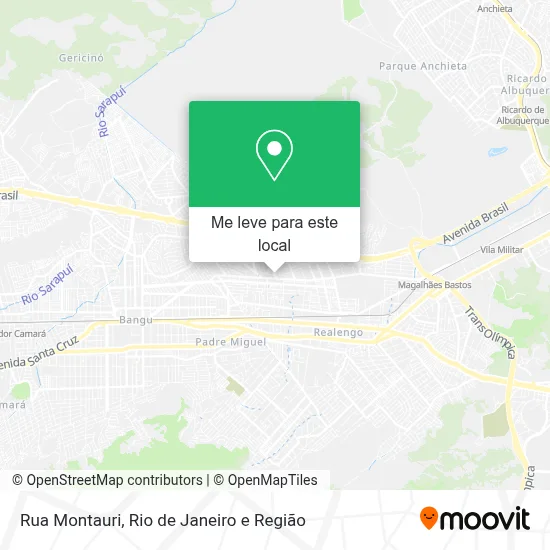 Rua Montauri mapa