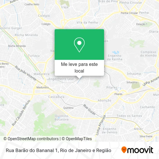 Rua Barão do Bananal 1 mapa