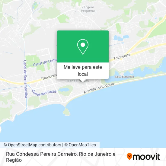 Rua Condessa Pereira Carneiro mapa