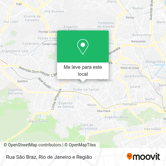 Rua São Braz mapa