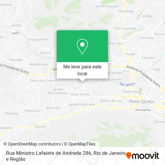 Rua Ministro Lafaiete de Andrade 286 mapa