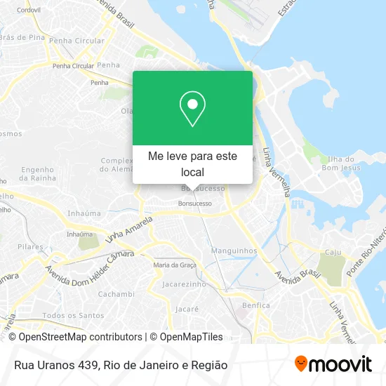 Rua Uranos 439 mapa