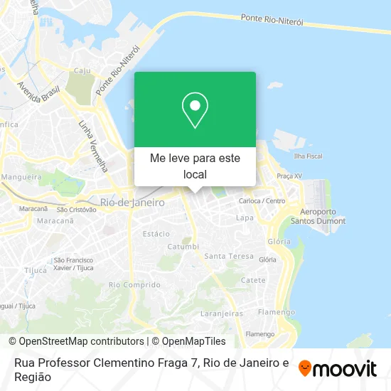 Rua Professor Clementino Fraga 7 mapa