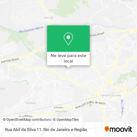 Rua Abil da Silva 11 mapa