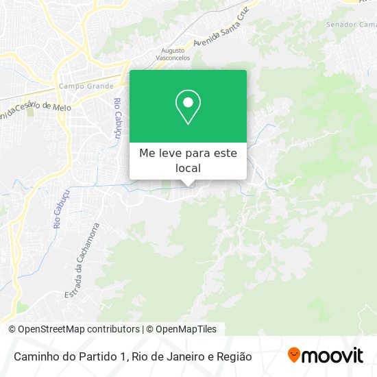 Caminho do Partido 1 mapa