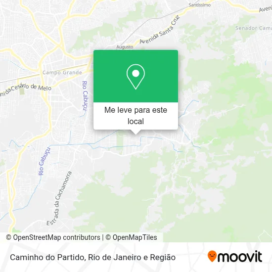 Caminho do Partido mapa