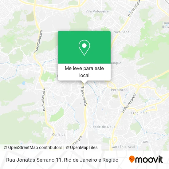 Rua Jonatas Serrano 11 mapa