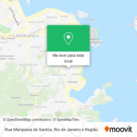Rua Marquesa de Santos mapa