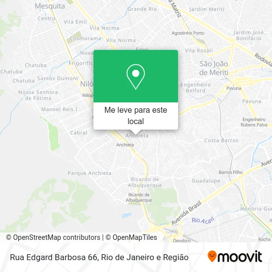 Rua Edgard Barbosa 66 mapa