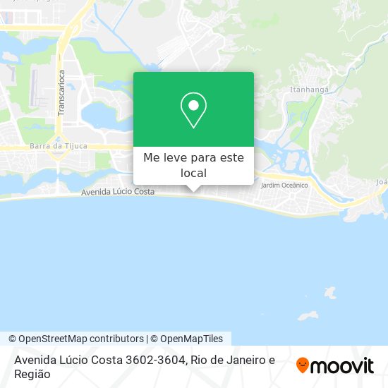 Avenida Lúcio Costa 3602-3604 mapa