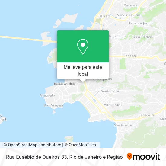 Rua Eusébio de Queirós 33 mapa