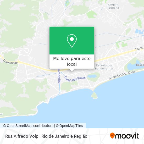 Rua Alfredo Volpi mapa