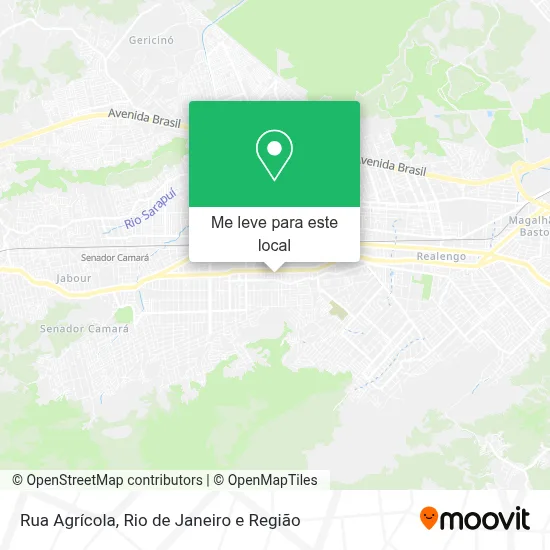 Rua Agrícola mapa