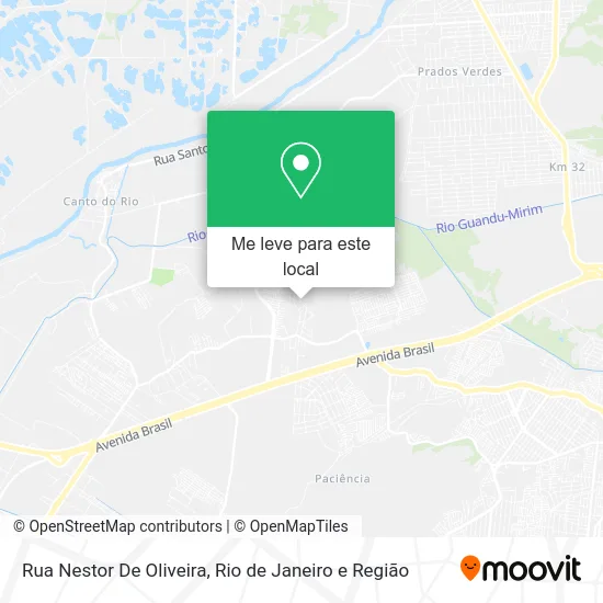 Rua Nestor De Oliveira mapa