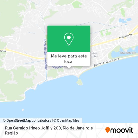 Rua Geraldo Irineo Joffily 200 mapa