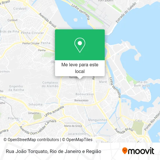 Rua João Torquato mapa