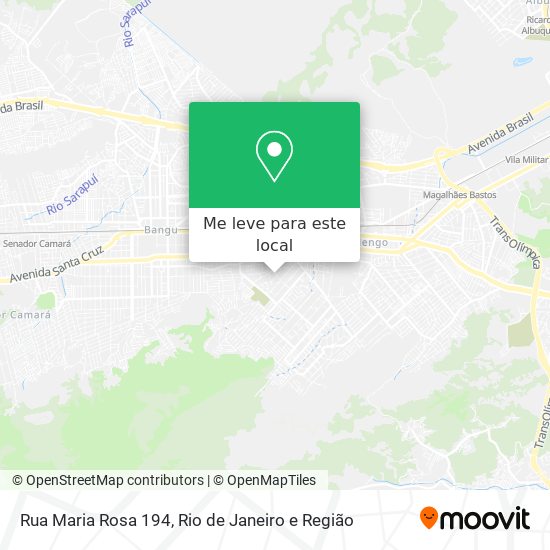 Rua Maria Rosa 194 mapa