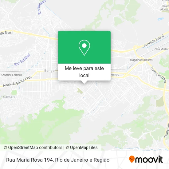 Rua Maria Rosa 194 mapa